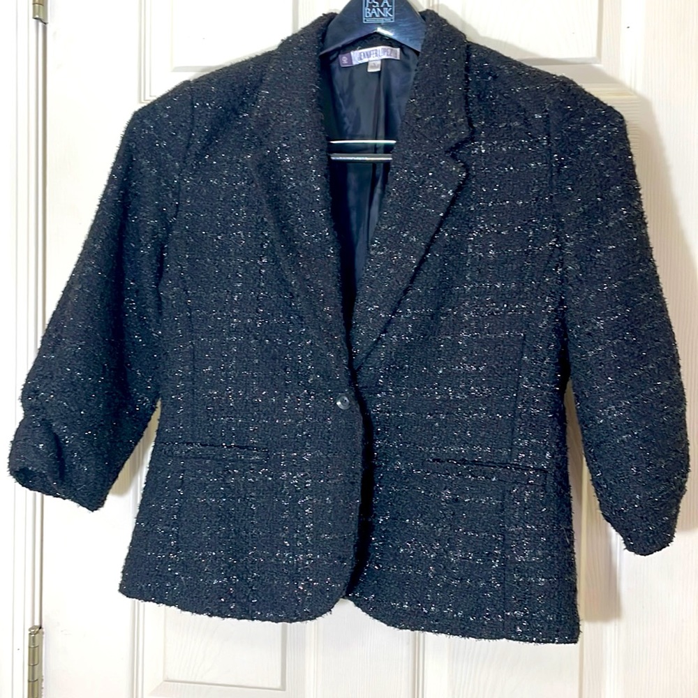 Jennifer Lopez Black Blazer Size Large